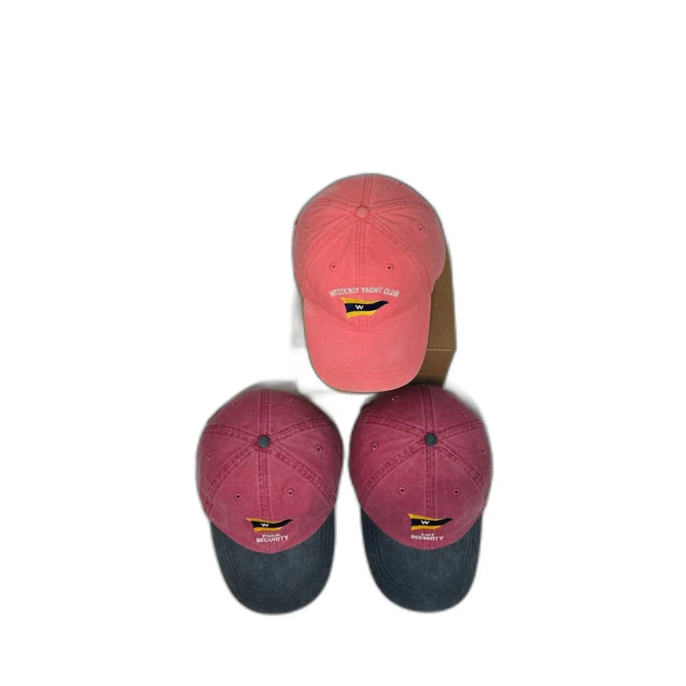 Westerly Yacht Club Dad Hat Bundle | Adams WPS | Pink Maroon | 3 Strapback Caps - Picture 12 of 12